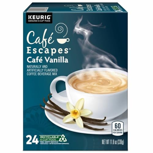 Café Escapes Café Vanilla, Keurig Single-Serve...