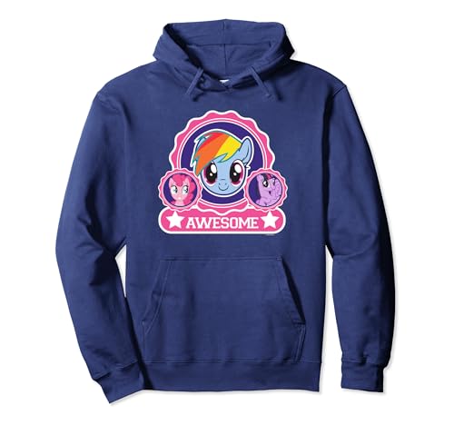 Sweat My Little Pony hoodie noir enfant imprimé graphique poney vintage