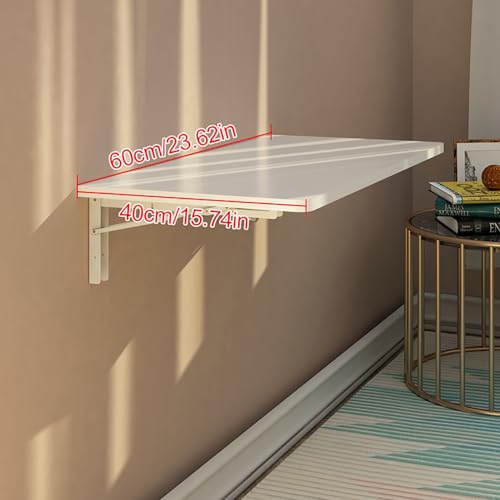 Table pliante murale avec rangement intégrée table rabattable