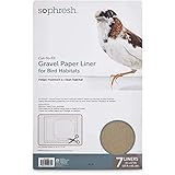 So Phresh Gravel Paper Liner for Bird Habitats 11' X 17' 7 Count