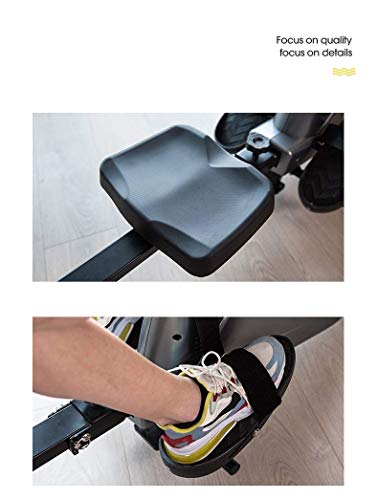 Image of Home Rowing Machine Rowing Machines for Home Use Foldable Magnetic Resistance Rowing Machine Silent Sports Fitness Equipment Adjustable Resistance for The Whole Family