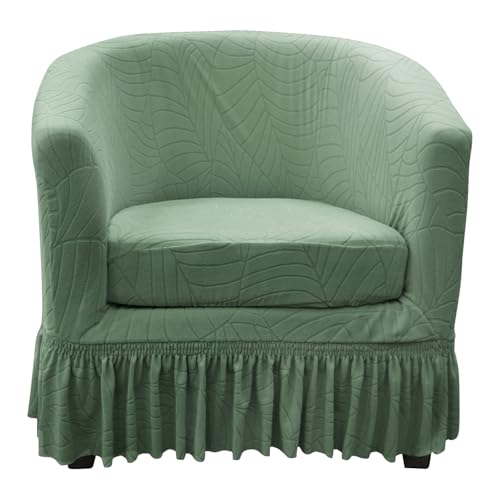 GOSTADY 2 Piece Club Chair Slipcover with Skirt