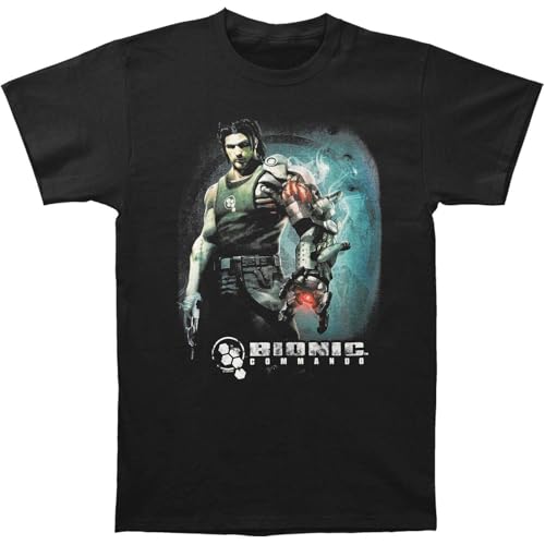 Regular Fit FMCA Bionic Commando Men\'s Steam Arm Slim Fit T-Shirt XX-Large Black BlackSmall