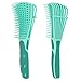 Produktbild gigitube 2 Stück Haarbürste Entwirrungsbürste für Naturhaar, Detangling Brush for Curly Hair Stylingbürste zur Haarentwirrung und Detangling