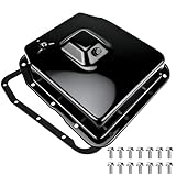 265-813 Transmission Oil Pan with Gasket and Drain Plug &14 Screw Fits for Ford E-150 F-150 E-250