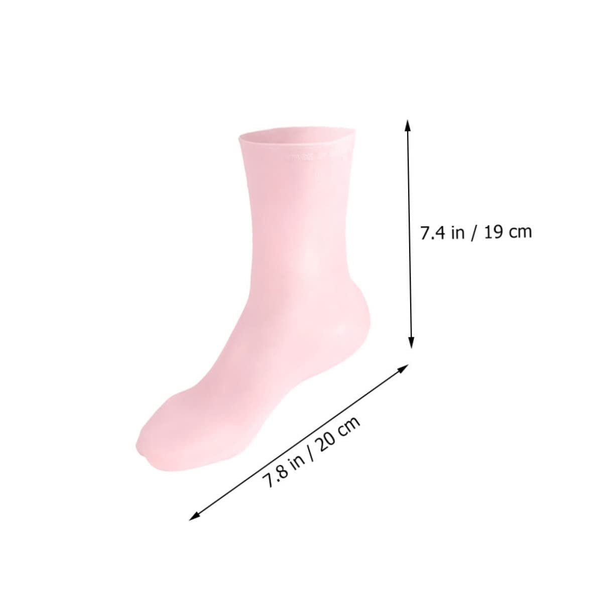 OSOLADY 1Pair Long Moisturizing Socks for Foot Care Elastic Foot Covers for Dry Cracked Heels Comfortable Sebs Material Suitable for Spa Treatment