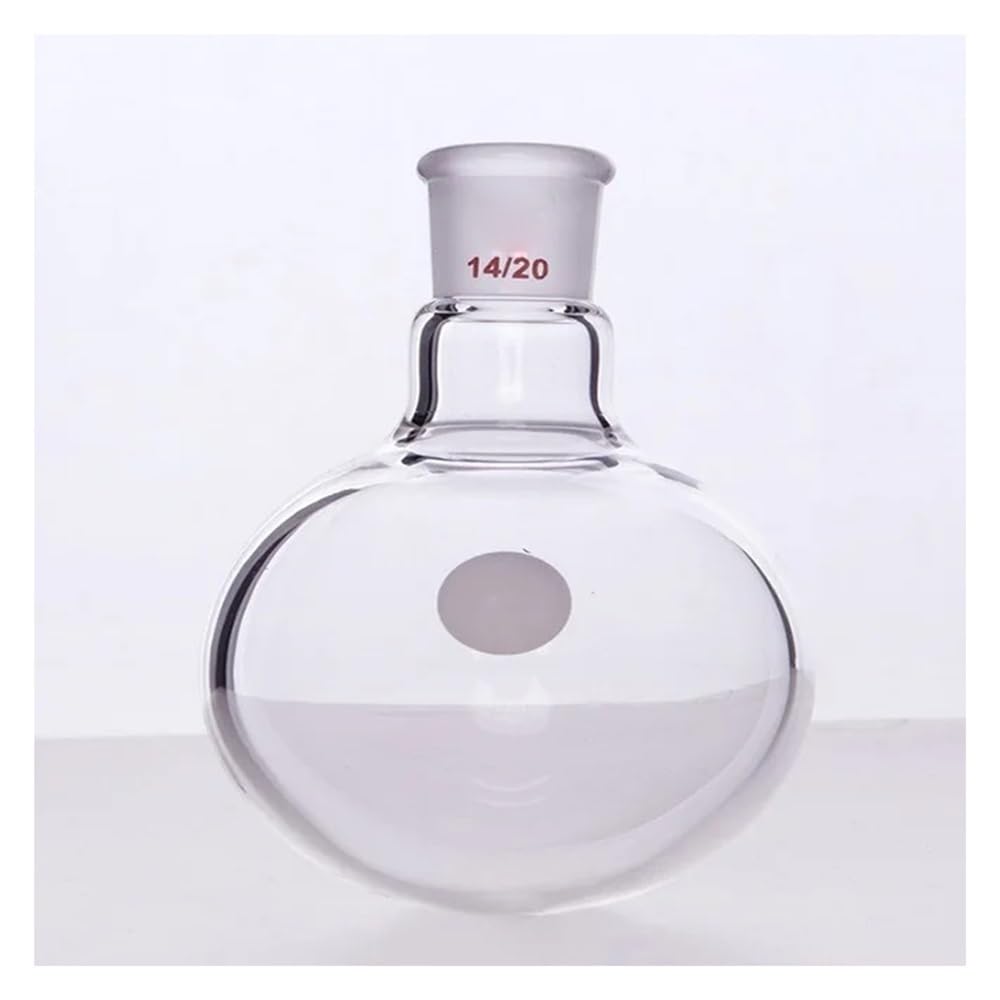 Attrezzature e forniture di laboratorio Bottiglia a sfera con collo singolo e fondo tondo, giunto 14/20, capacità 5 ml-500 ml, pallone in vetro borosilicato F301