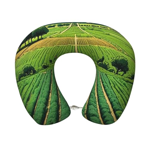 Almohada U de poliéster para cuello tamaño único miniatura 1