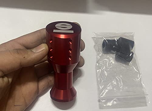 Image of Dumbbell Sporty JDM SPARCO SPC Gear Shift knob Sporty Handle SPARCO Gear Shift Knob for Universal All Car (RED Dumbbell SPARCO Gear Shift KNOB)