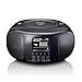 Produktbild Lenco SCD-6000BK Tragbares Internetradio mit DAB+/FM, Bluetooth, CD-Player und 2,4-Zoll TFT-LCD-Farbdisplay, Dualband-WLAN, Stereo-Sound - schwarz