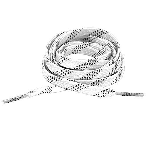 Elite Hockey Prolace Waxed Hockey Laces (White, 108") #TOP2