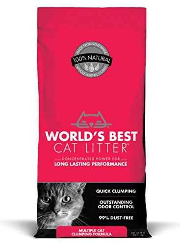 World's Best Cat Litter 391035 Multiple Cat Clumping Litter Formula, 28 Pound
