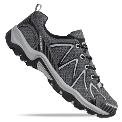 Kirkjubøur® Makalu atmungsaktive Unisex Outdoor Schuhe. Wanderschuhe mit Flexibler Sohle und hoher Dämpfung, in vielen Farben (grau, eu_Footwear_Size_System, Adult, Numeric, medium, Numeric_45) Kirkjubøur® Makalu atmungsaktive Unisex Outdoor Schuhe. Wanderschuhe mit Flexibler Sohle und hoher Dämpfung, in vielen Farben (grau, eu_Footwear_Size_System, Adult, Numeric, medium, Numeric_45)