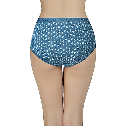 Image of Amante Printed Cotton Full Brief Panty Pack(Pack of 3)