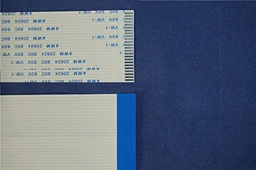 Gimax 100pcs FFC FPC Flexible Flat Cable 1.25 mm pitch 24 PIN 60 100 150 200 300 450 500 600 mm Same Contact Sides Type A Forward - (Color: Length 600mm)