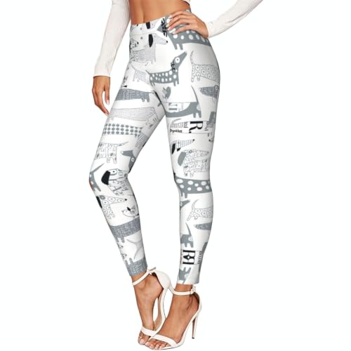 Leggings de perro salchicha ropa de gimnasio de mujer mallas deportivas elasticas 1