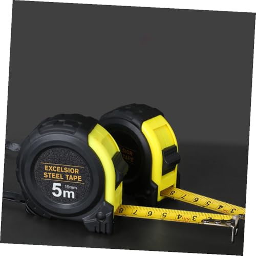 Ipetboom 2pcs cinta métrica retractil 5m métrico y pulgada miniatura 6