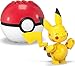 MEGA Pokémon Building Toys Set Pikachu & Zubat with 40 Pieces, 2 Poseable Characters and Poké Ball, 2 Inches Tall, for Kids