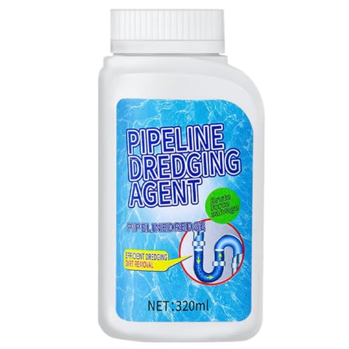 Pipeline Dredging Agent,Drain Clog Remover, Powerful Quick Cleaning Drain Toilet Cleaner Tool, Unclog Toilet Clog And Kitchen Sink Pipe Unblocker Powder