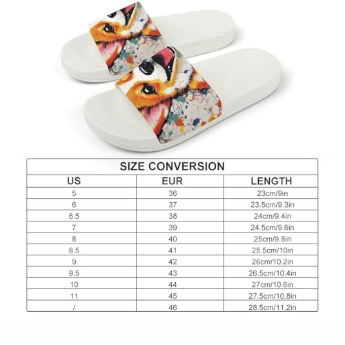 Corgi Dog Watercolor Funny House Sandals Non Slip Shower Slippers Quick Drying Bathroom Shoes for Women Men2