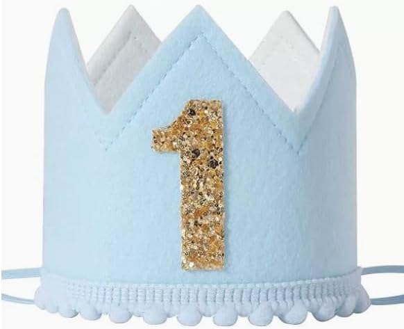 1st Birthday Crown(Blue)