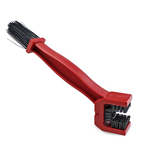 PsmGoods Moto Vélo Cyclisme chaîne Pédalier Brush Cleaner outil de nettoyage (Rouge)
