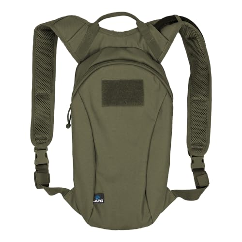 LA Police Gear 2L (70 Ounces) 600D Polyester Emergency Hydration Bladder Pack for Running, Hiking, Cycling, Climbing, Camping, Biking, and Tactical, OD Green