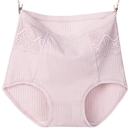 Culotte coton grande taille lot de 3 slips enveloppants dentelle gris 5XL