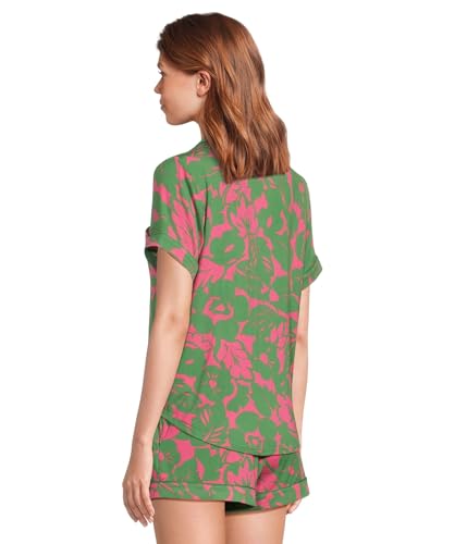 Image of kate spade new york Short Sleeve Knit Shorty Pj Set
