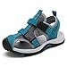 Produktbild BaiMoJia Geschlossene Sandalen Jungen Outdoor Trekking Strand Sommer Schuhe Kinder, Grau, 27 EU