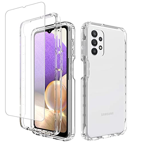 Coque Galaxy A32 5G antichoc transparente avec verre trempé