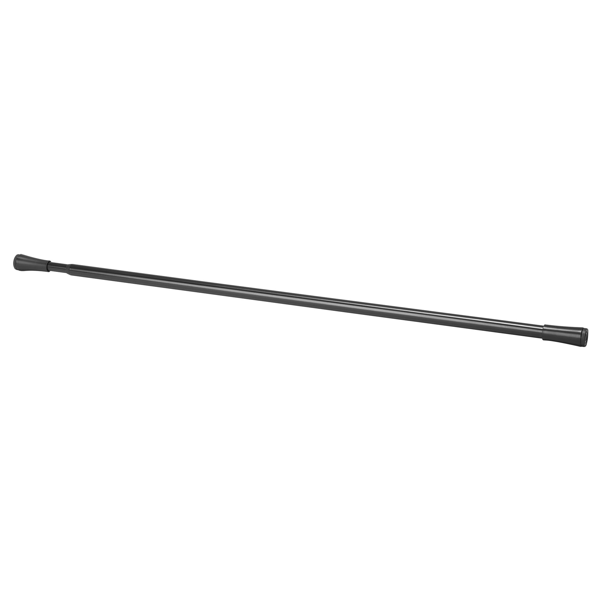 Tringle à rideaux fjädrande noire sans percer pour fenêtre pvc et location