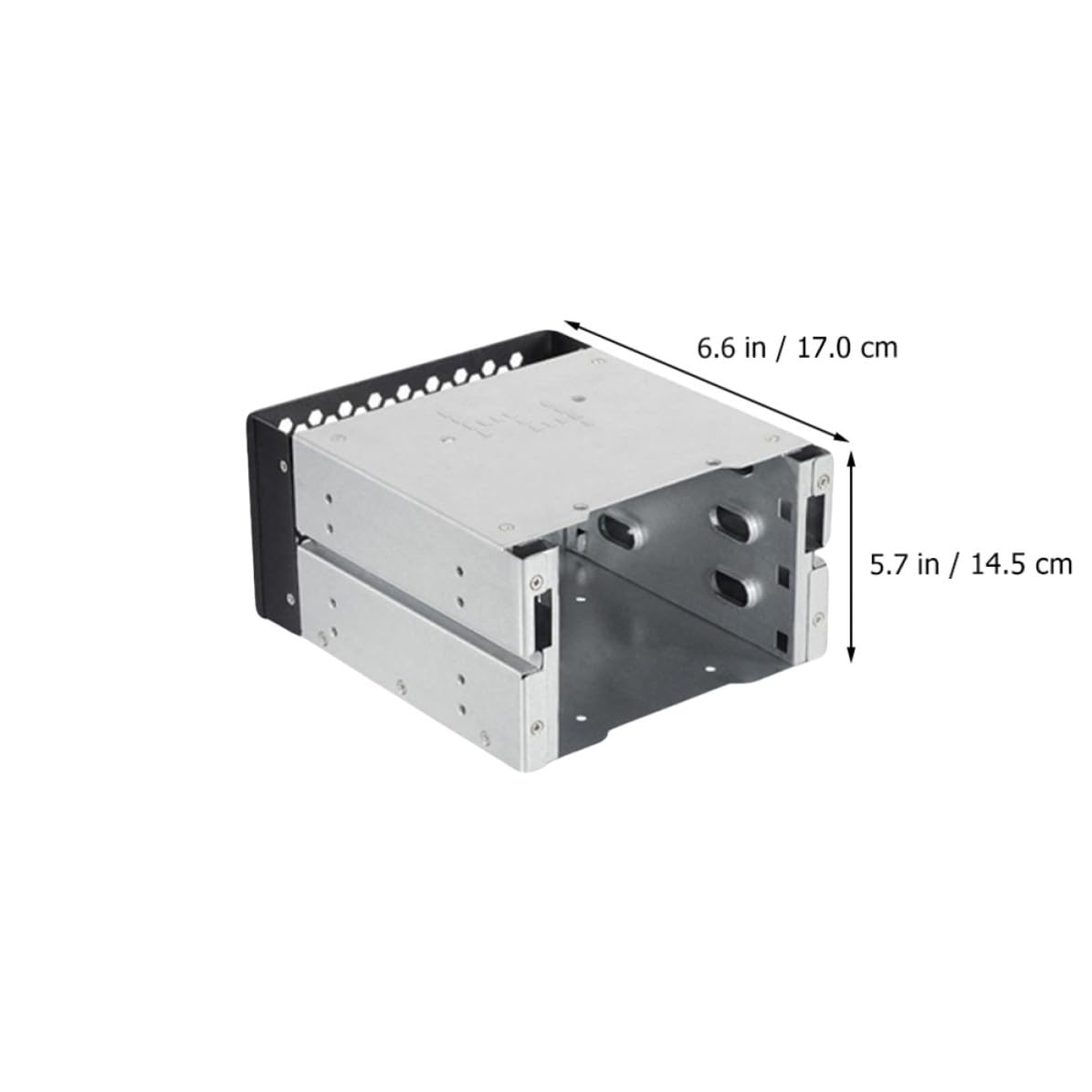Soporte de Montaje para Disco Duro Multicapa de Aluminio Plata