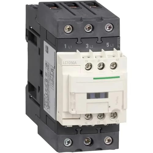 Contacteur LC1D50ABD 3P pour piloter un moteur triphasé de forte puissance en 24V