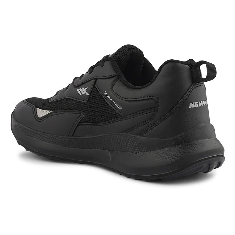 Image of Lakhani aashirwad Men's Sports Shoes | Lightweight Breathable Running Shoes for Men | Flynet Upper, Phylon Sole | Flexible, Comfortable Lace-Up Athletic Shoes