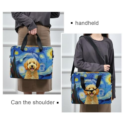 Funda para portátil de 15.6 pulgadas con asa y correa miniatura 2