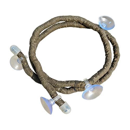 Vigne De Reptile PC – Vignes De Jungle Pliables Et Grimpantes – Ensemble De Décoration D'enceinte De Vigne Artificielle | Corde D'escalade Et Accessoires...