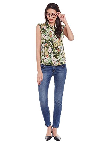Image of oxolloxo Women's Floral Regular Fit Shirt