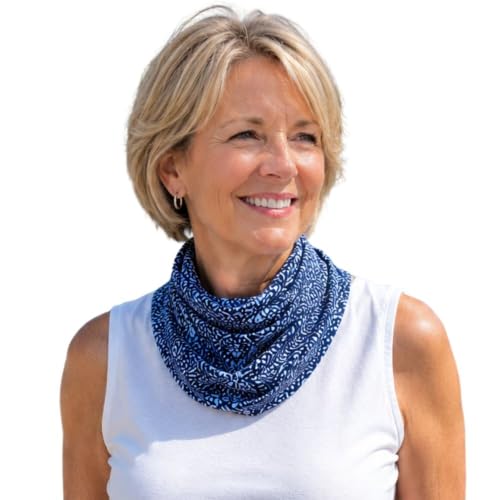 Image of BANDI UPF 50+ Sun Protective Wrap - Reversible Neck Gaiter, Lightweight Scarf with UV Protection for Travel, Made in USA