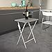 Versa Lyon Mesa Plegable pequeña para la Cocina, la terraza o el...