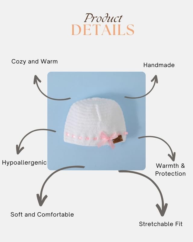 Image of Handmade Woolen Cap for Kids
