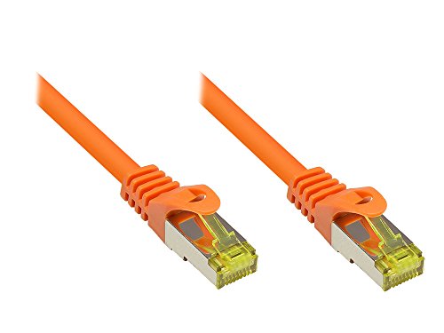 Alcasa 50m Cat7 RJ-45 câble de réseau S/FTP (S-STP) Orange - Câbles de réseau (50 m, Cat7, S/FTP (S-STP), RJ-45, RJ-45, Orange)