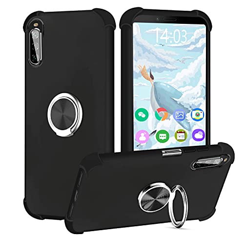 Xperia 10 III ケースリング付き 薄型 軽量 レンズ保護 擦り傷防止 カバー 指紋落下防止衝撃吸収 耐衝撃エッジがするキックスタンドアンチ液状シリコンSONYケース フィットシリコーンを