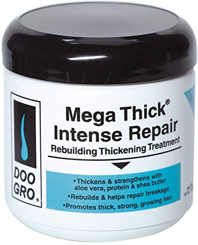 DOO GRO Mega Thick Rebuilding Thickening Treatment, Intense Repair, 16 oz (Pack of 2)