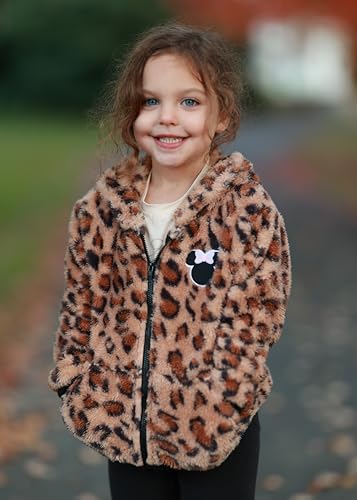 Image of Disney Girl /Boy Fleece Jacket Zipper Sherpa Fuzzy Hoodie Winter Coat 2-13Y