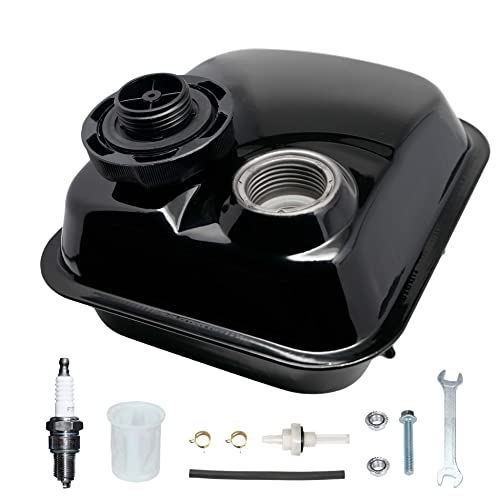 JMCHstore Side Port & Screw on Gas Tank For Coleman BT200X CT200U CT200UEX Baja Warrior MB200 Mini Bike Fuel Tank Replacement for Hemi Hemi Predator 212 212cc 224 MAX performance Engine