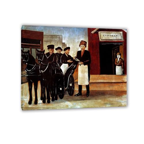 Reproduction sur toile Niko Pirosmani images d'art mural 30x39