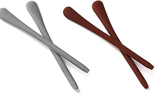 Miniatura 2 de 5 pares de puntas de punta de gafas antideslizantes gancho de oreja de silicona antideslizante para gafas de sol de metal fino piernas