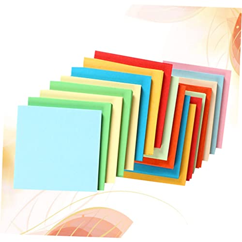 STOBOK 500 Pçs Papel De Construção Para Crianças Papel Para Artesanato Material Para Artesanato Para