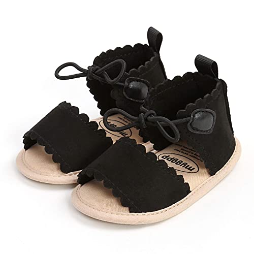 Image of Infant Baby Girls Boys Summer Sandals Premium Unisex Non Slip Rubber Soft Sole Breathable Toddler First Walker Outdoor Beach Shoes
